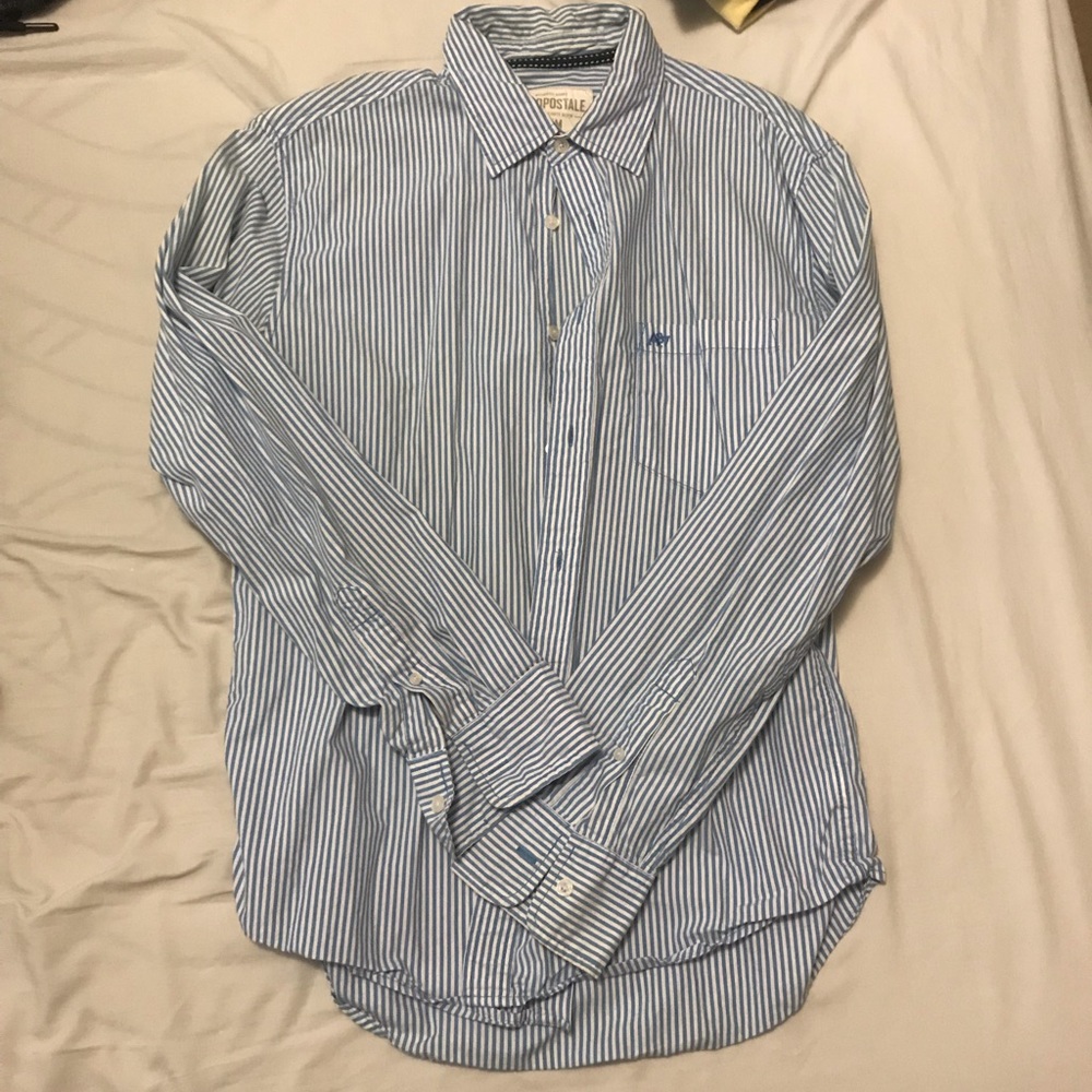 Blue dress shirt